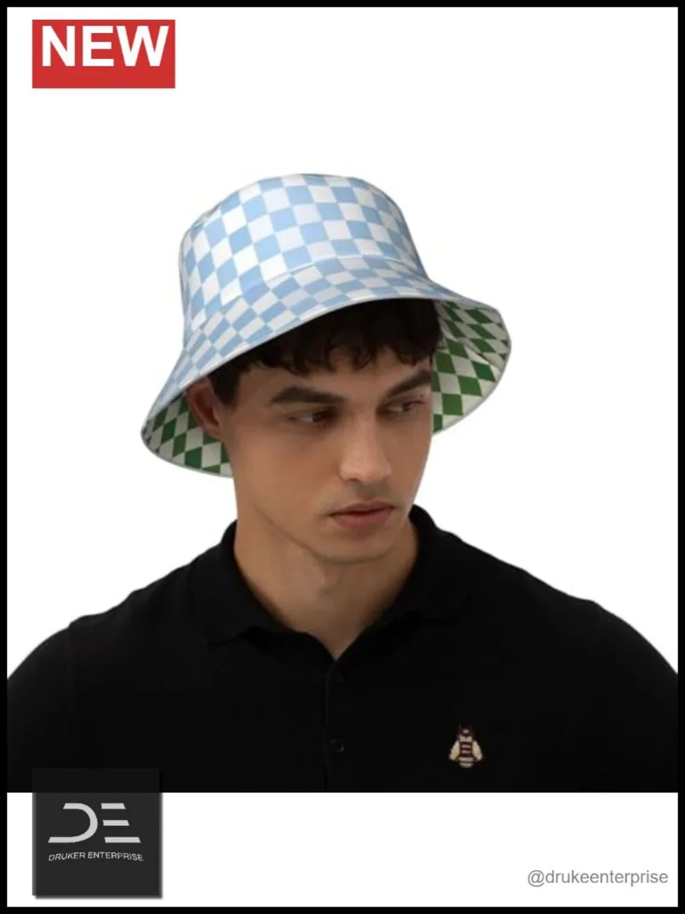 Reversible Bucket Hat with UV Protection for Women Men